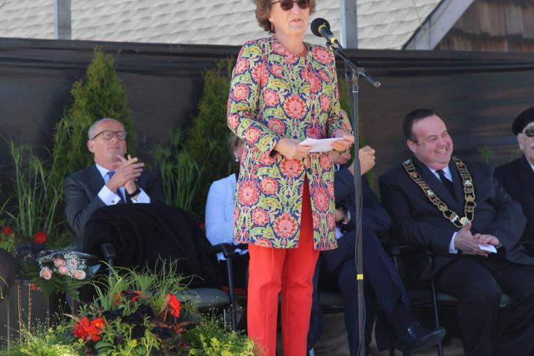 Princess Margiet at Liberation Memorial Park May 14, 2017